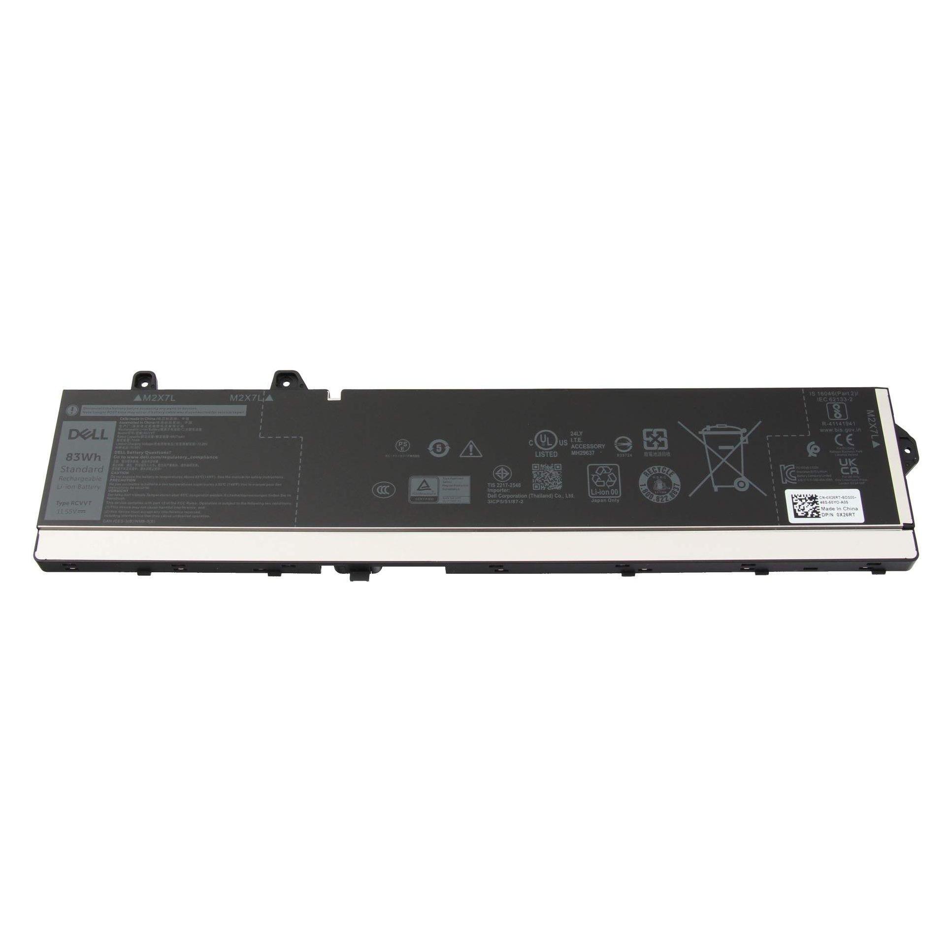 Dell BTRY,PRI,83WHR,6C,LITH,BYD (6 Zellen) (451-BCYH)