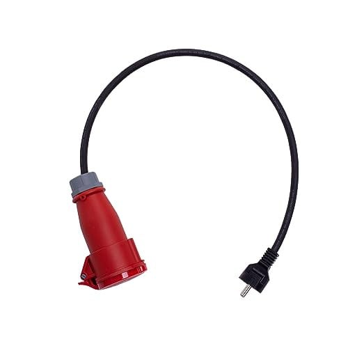Verloopkabel CEE Rood naar Schuko