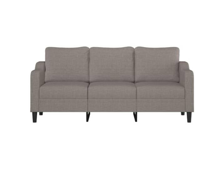 KTHLBRH 3-Sitzer-Sofa, Stoff, Taupe, 180 cm Metallgestell, Schaumstoffpolsterung, 110 kg pro Sitz, modernes Design