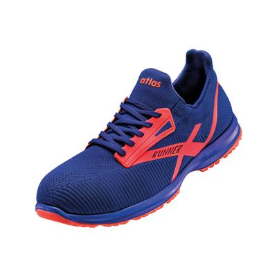 Sicherheitsschuh ATLAS SCHUHE "Runner 45" Gr. 45, blau (neon blau), 45, Obermaterial: 100% Textilmaterial TEXMAT., Schuhe