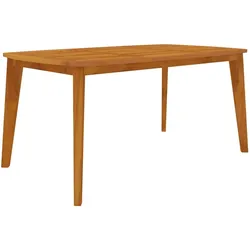 vidaXL Gartentisch 160x90x75 cm Massivholz Akazie