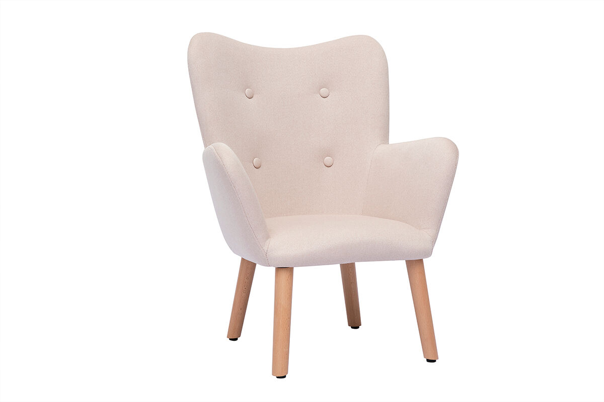 Miliboo Design-Kindersessel Rosa BABY BRISTOL