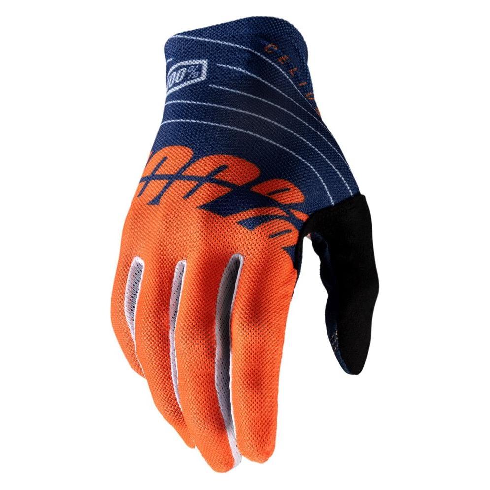 100% Handschuhe Celium. Handschuh In Marine-Orange. (S) (47472757)