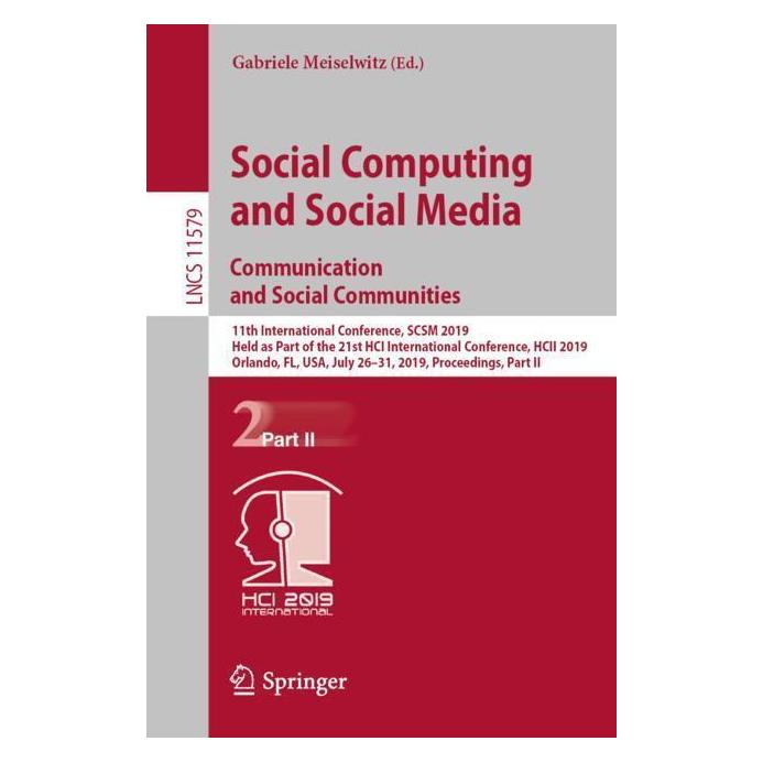 Springer Social Computing and Social Media. Communication and Social Communities (Englisch, Softcover, Gabriele Meiselwitz) (56072702)