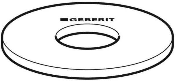 Geberit Flachdichtung für Heberglocke 241291001 VMQ d52,5xdi19,5x3