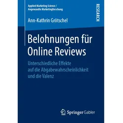 Belohnungen für Online Reviews, Fachbücher von Ann-Kathrin Grötschel