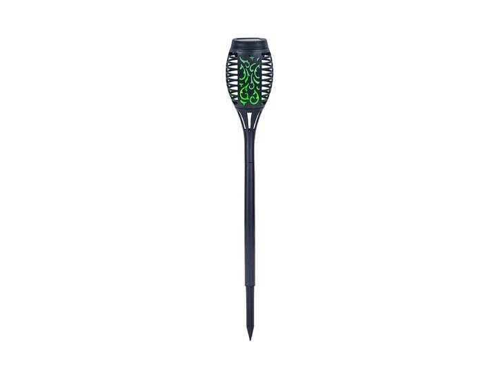 Set von 2 Solarleuchten LED SOLAR 7.5cm x 50.5cm 0.1W schwarz