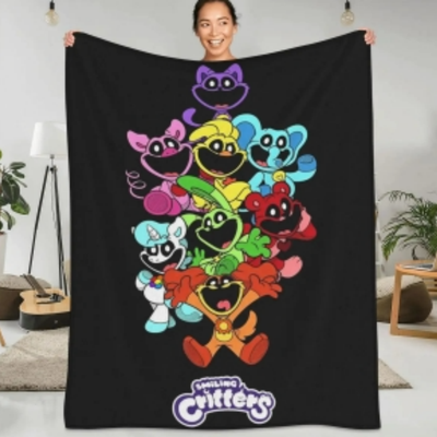 Shop Station CatNap Cartoon Fleece Throw Blanket Soft Cozy Kids Blanket For Bed, Sofa & Travel d 29.53 39.37 In