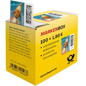 DeutschePost Briefmarken Set, 100 Stück à 1,80 EUR, Raketenpost, Großbrief, selbstklebend