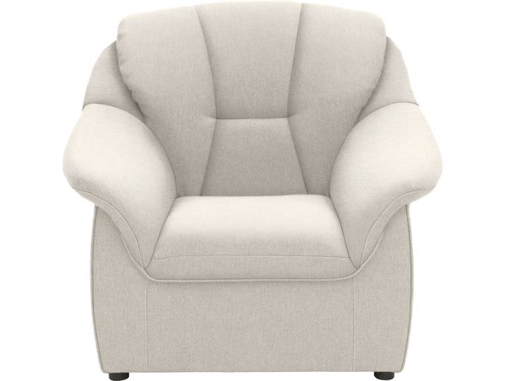 Sessel DOMO COLLECTION Faenza für kleine Räume, zeitlos und elegant, kompakte Masse , beige, B:83cm H:88cm T:82cm, 92% Polyester, 8% Nylon, Sessel, Sessel