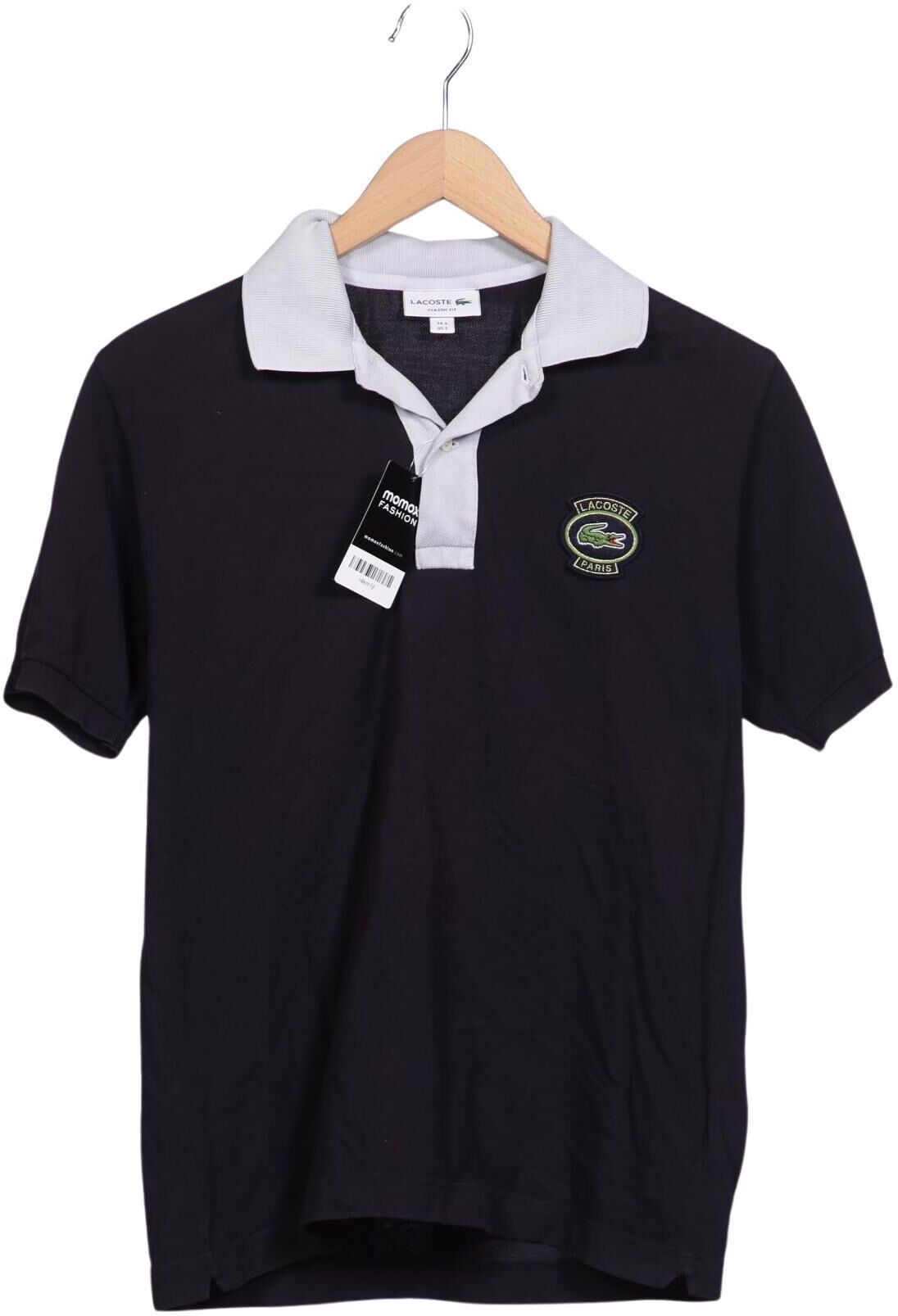 Lacoste Herren Poloshirt, Marineblau, Gr. M (Lacoste 3), Baumwolle - Second Hand