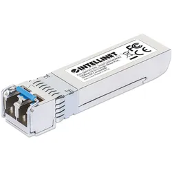 Intellinet 10 Gigabit SFP+ Mini-GBIC Transceiver für LWL-Kabel, Transceiver, Silber