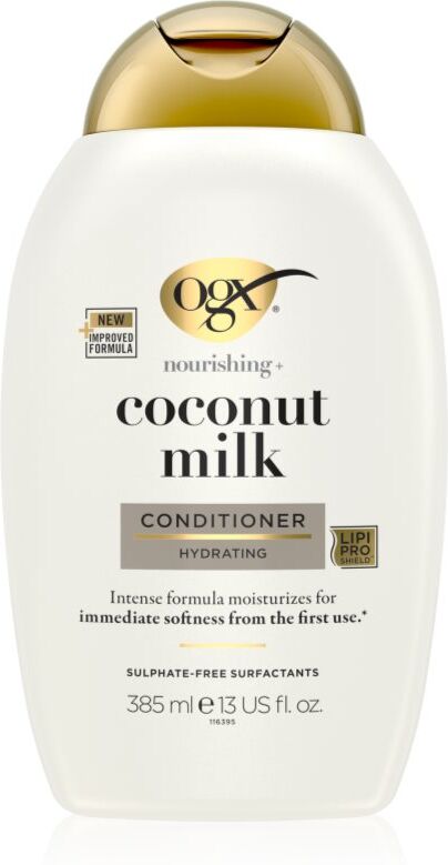 OGX Coconut Milk après-shampoing hydratant à l'huile de coco 385 ml