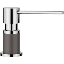 Blanco Spülmittelspender 525817 300ml, SILGRANIT-Look felsgrau/chrom