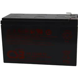 Blei-Akku CSB HR1234WF2, Hochstromfest, 6,3mm Faston Anschluss,  12 V, 9 Ah