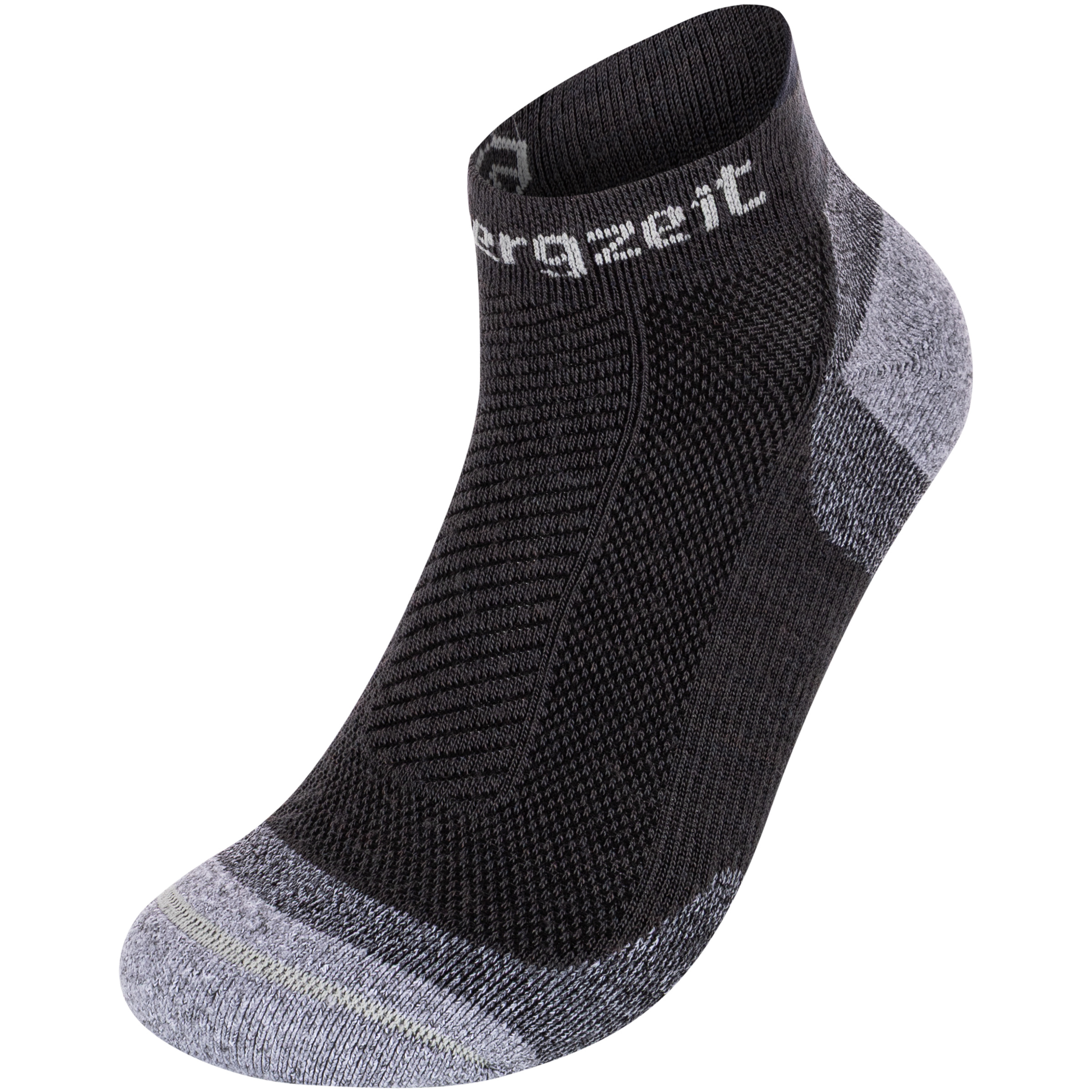 Bergzeit Basics Bergzeit Merino Sneaker Laufsocken schwarz Größe 42 Trailrunning | Laufen Schnell trocknend Merinowolle