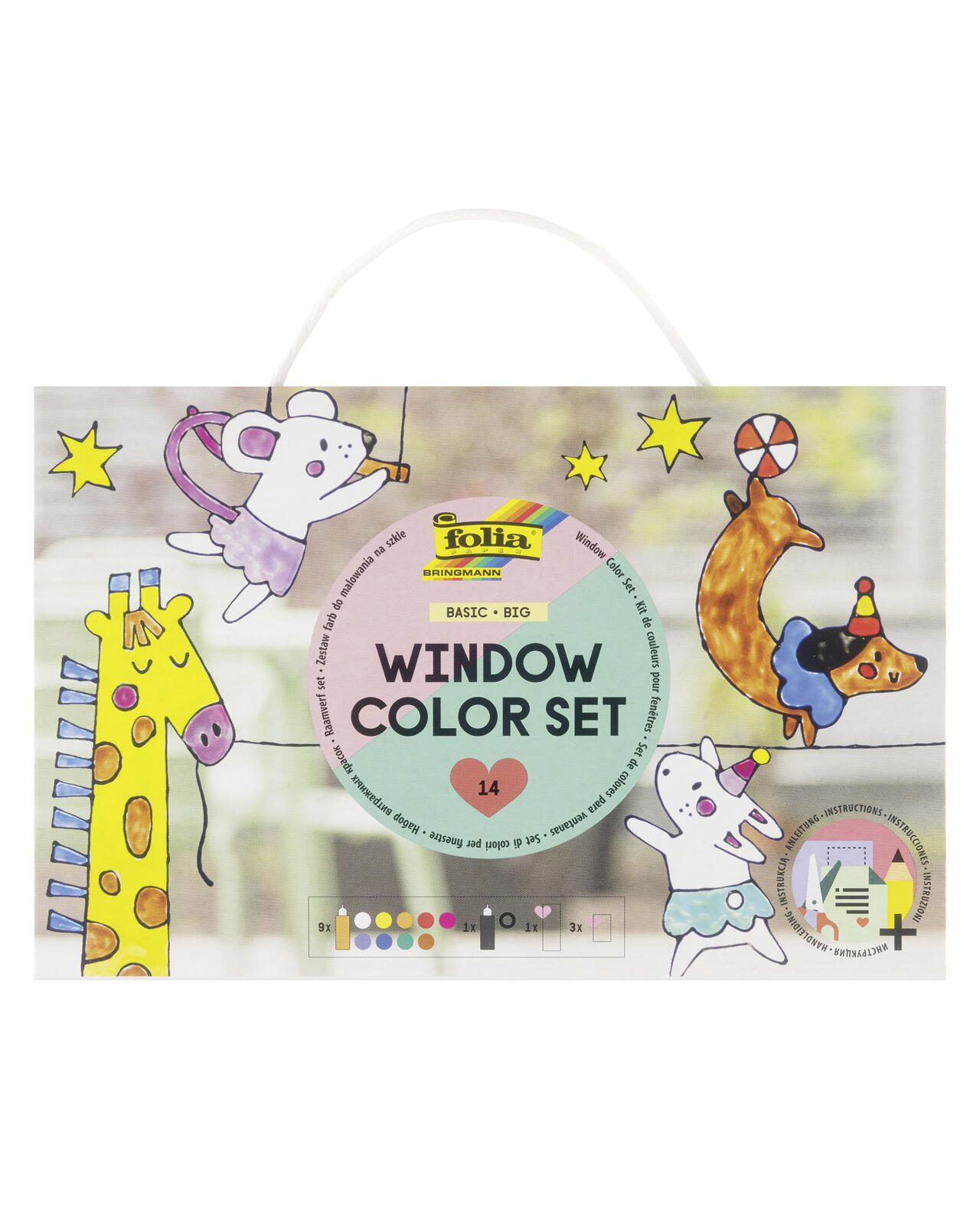 folia Window Color Set farbsortiert 43019