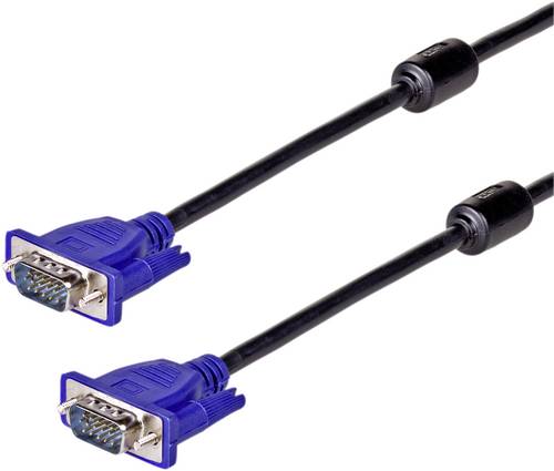 Akyga Anschlusskabel 1.8m Schwarz AK-AV-01 VGA-Kabel