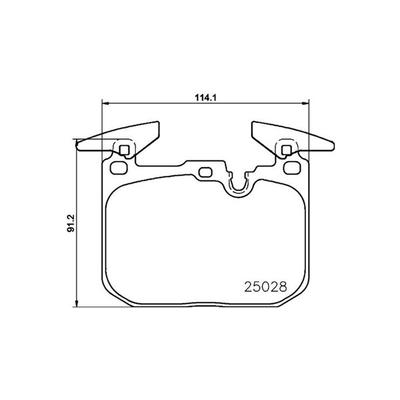 MAGNETI MARELLI Bremsbelagsatz, Scheibenbremse 363700506096 für BMW