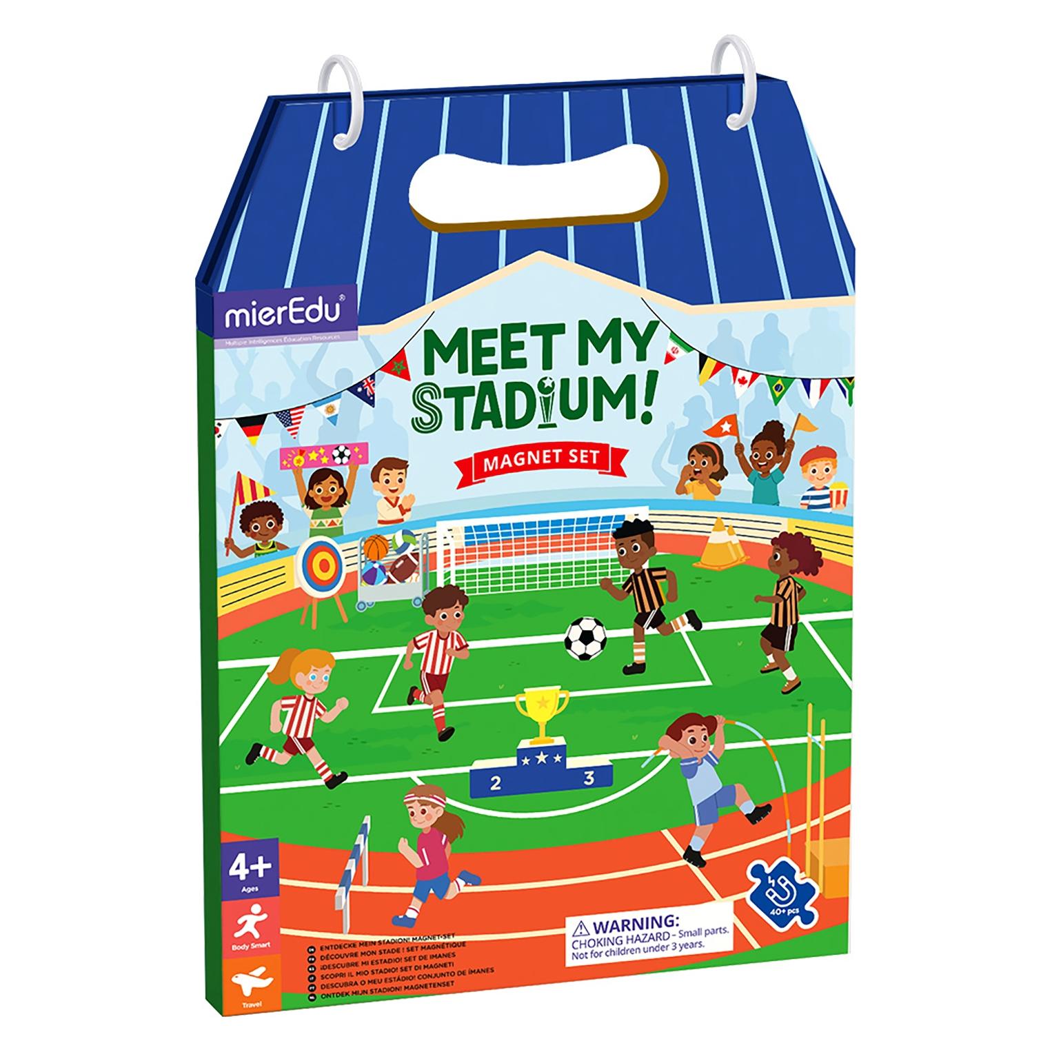 mierEdu - Magnetic Playset - Meet My Stadium (ME717) (ME717)