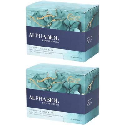 Alphabiol Beauty Elixier 7fach Anti-Aging Formel 2x 2x28x25 ml Trinkampullen