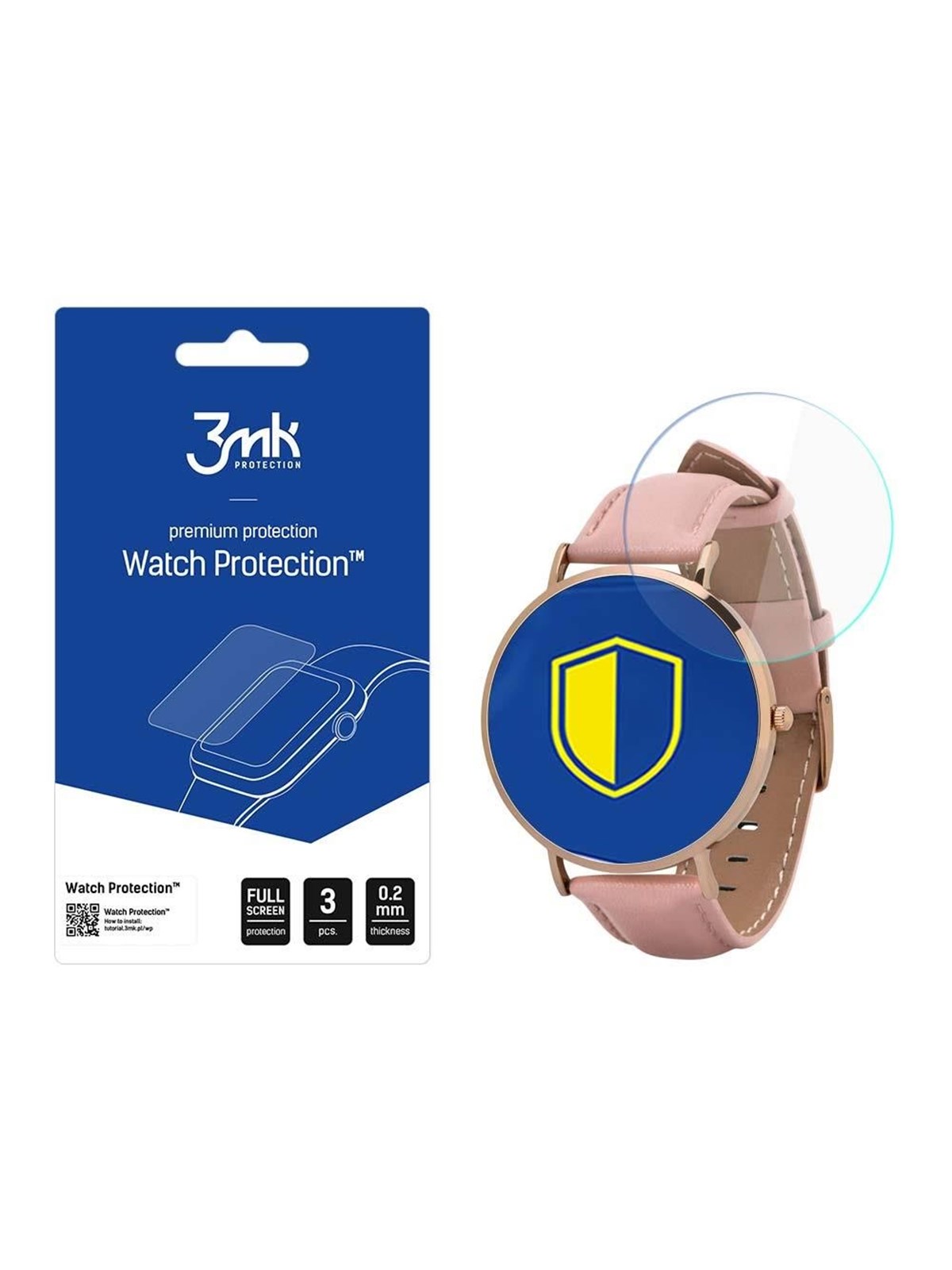 3mk Watch Protection v. FlexibleGlass hybrid glass on Garett Verona