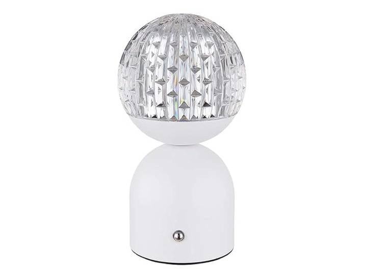 Tischleuchte Beistelllampe LED Touchdimmer Schlafzimmerlampe Nachttisch Weiß