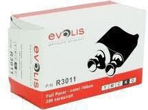Evolis R3011 YMCKO Colour Ribbon, 200 Prints, for Pebble 4, Dualys 3 & Securion (R3011)