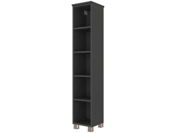 Midischrank WELLTIME Catania , grau (graphit), B:25cm H:130cm T:25cm, Schränke, Midischrank, stehende und hängende Montage möglich