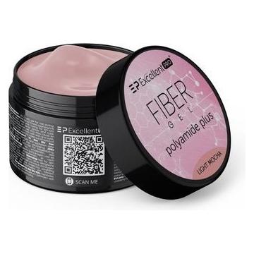 Excellent PRO Fiber Gel Polyamide Plus Building Gel Light Mocha 50g (Haargel) (5903900444811)