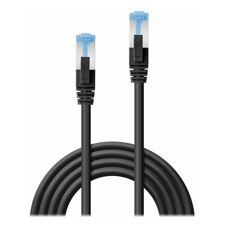 Lindy Netzwerkkabel (LSOH, PiMF, S/FTP, CAT6a, 0.50 m) (47176)