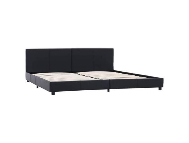 Luxe&Mode Structure de lit Noir Similicuir 180x200 cm 2 ans garantie LV4166
