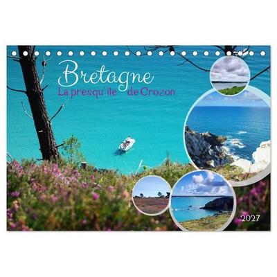Bretagne La presqu'île de Crozon (Calendrier de bureau 2027 DIN A5 vertical), CALVENDO calendrier mensuel
