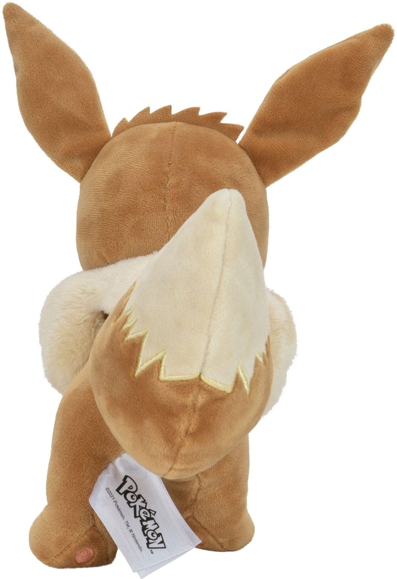 Pokemon Pokémon 8 Inch Plush Eevee Number 1 - 8 inches - Super-soft and durable fabric - Pokémon Plush Toy for Kids