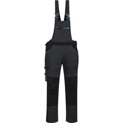 Latzhose "T704" WX3 - XL - metal grey