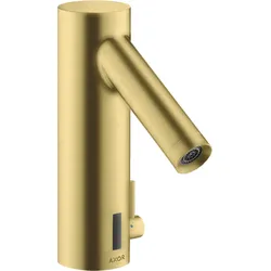 hansgrohe Elektronik Waschtischmischer mit Temperaturregulierung mit Netzanschluss, 10140950, Farbe: Brushed Brass