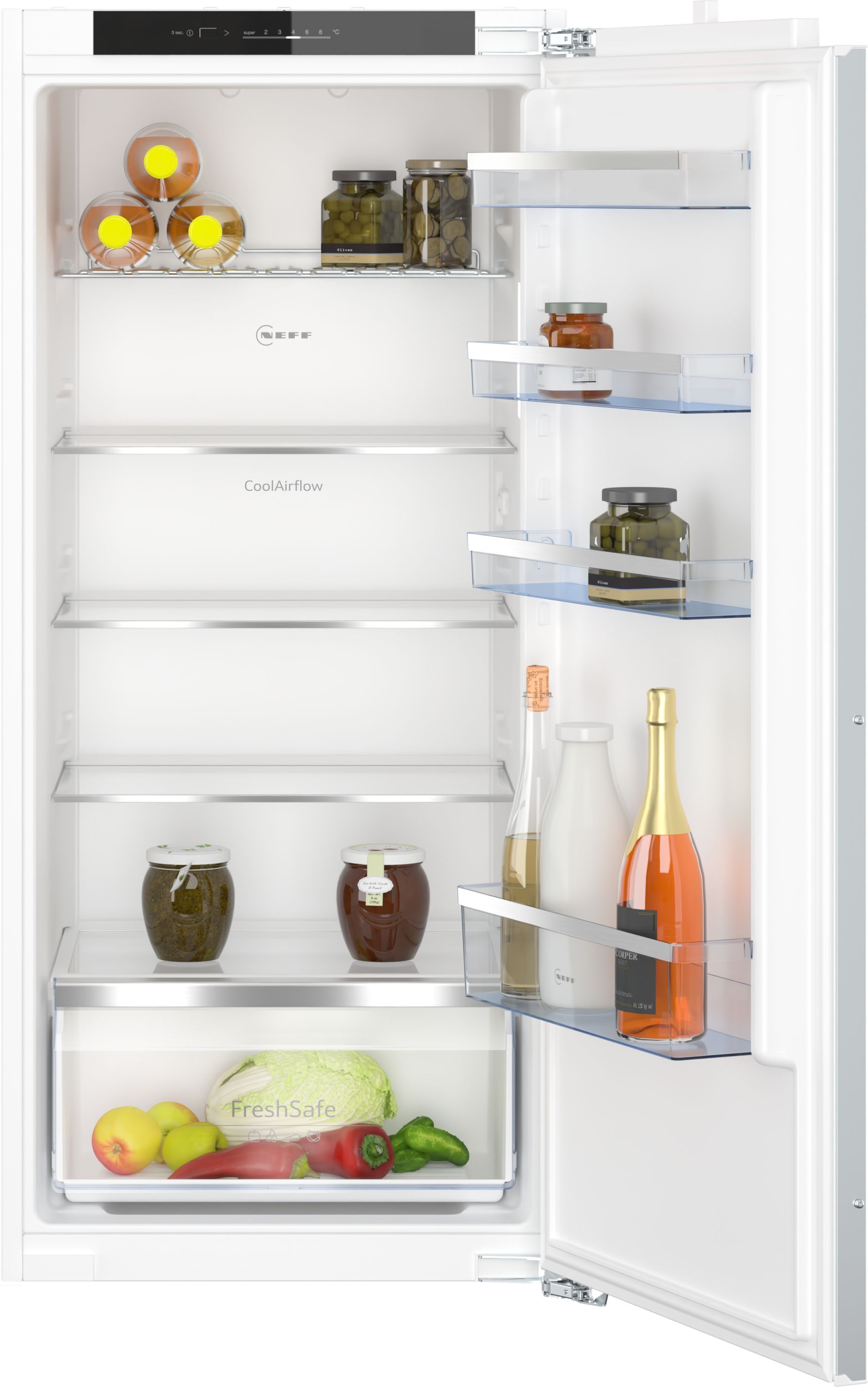 Neff N50 KI1412FE0 204 l 122,5 cm Einbaukühlschrank EEK: E 101 kWh Jahr