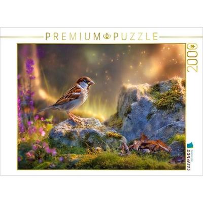 CALVENDO Puzzle Wild, frei und unbeachtet | 2000 Teile Lege-Größe 90x67cm Foto-Puzzle für glückliche Stunden
