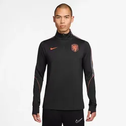 NIKE Niederlande Strike Dri-FIT langarm Trainingsshirt Herren 010 - black/hyper crimson/hyper crimson XL