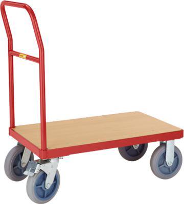 Schäfer Shop Select Plattformwagen mit Schiebegriff, Ladefläche 1000 x 600 mm