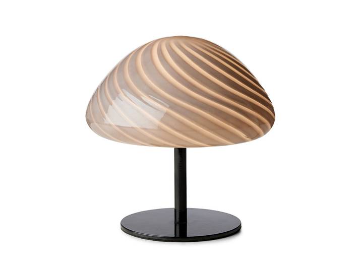 Mini Mush Tischleuchte Grau - Halo Design - Wohnzimmer - Glas