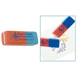 Läufer Radiergummi rot/blau