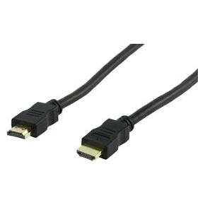 Goobay High-Speed-HDMI-Kabel mit Ethernet-Anschluss, 10 m, schwarz (10 m) (65206058)