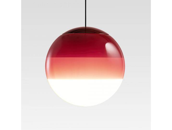 MARSET Designer Hängelampe Dipping Light, dimmbar, rot, für Wohn- / Esszimmer, Glas, Design, Pendelleuchte