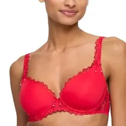 Marie Jo BH Jane Heart Shaped Padded Bra Rot E 70 Damen