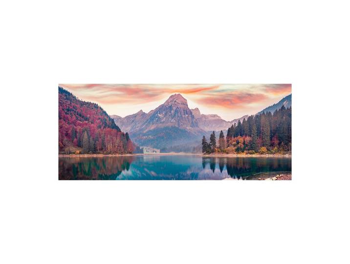 Glasbild Autumn View Multicolor ca. 125x50cm