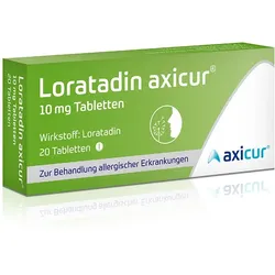 Loratadin axicur 10 mg Allergietabletten 20 St