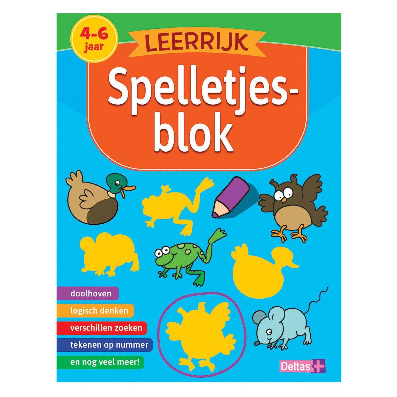 Deltas Lernspielblock (4-6 J.) (Niederländisch, 4 - 6 Jahre) (53981008)