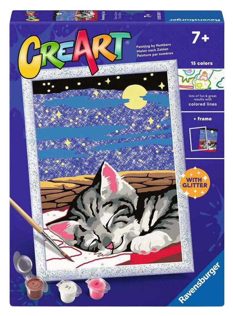 Ravensburger Schilderen op Nummer Set - Dromende Katten