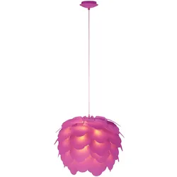 Design Pendel Decken Hänge Lampe Leuchte violett im Set inkl. 10W LED-Leuchtmittel